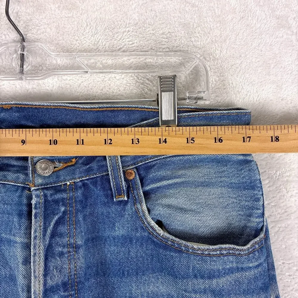 VTG Levis 501 XX Jeans Mens 36x36 (34x34) Faded Whiskered Button Fly Classic